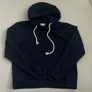 Pact 100% Organic Cotton Hoodie Sweatshirt Navy Size Medium